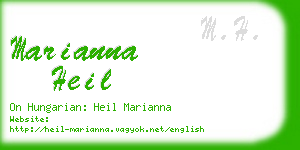 marianna heil business card